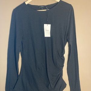NWT Theory black boatneck long sleeve top